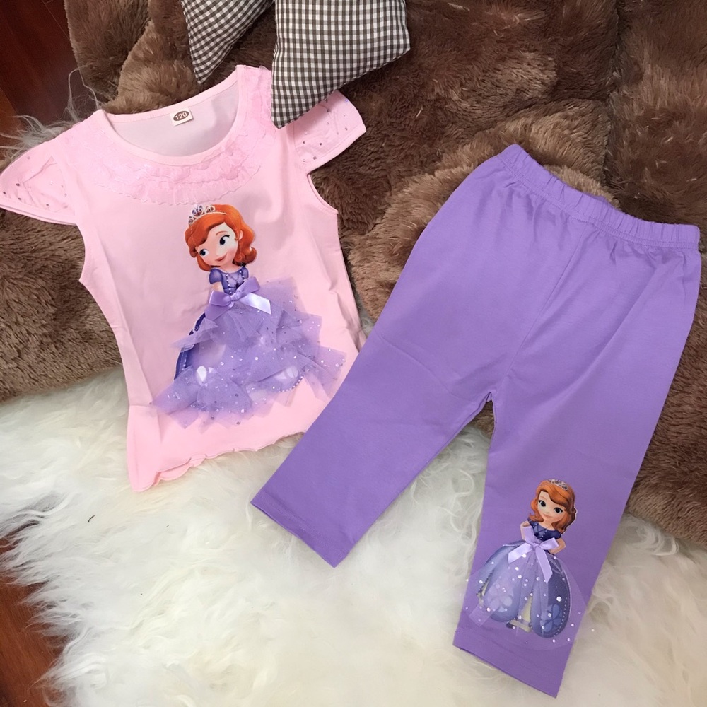 Princess Matching Sparkly Set Super Cute